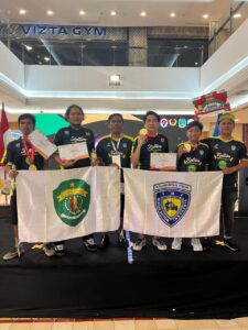 Foto: Tiga atlet Kaltim yaitu Tayyib Sultan, Adittia Kurniawan, dan Fandrayoda Kastara Gafilah