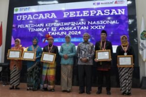 Suasana foto bersama usai PKN Tingkat II Angkatan XXIV tahun 2024.