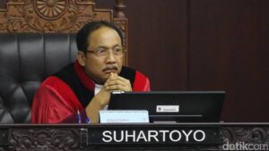 Foto : Sidang yang berlangsung di Ruang Sidang Lantai 4 Gedung II MK ini dipimpin oleh Ketua MK Suhartoyo.