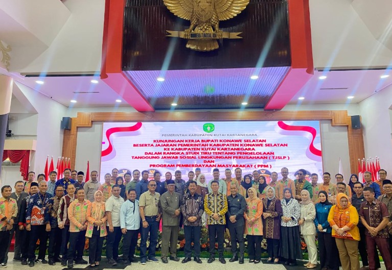 Foto : Konawe Selatan Pelajari Strategi Kukar dalam Pengelolaan TJSLP dan Program Sosial. (Istimewa)