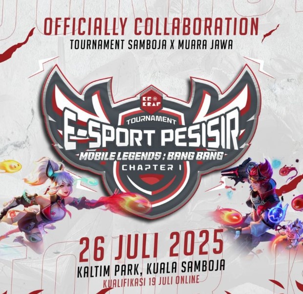 Foto : Turnamen Esport Pesisir Mobile Legends yang akan digelar di Kaltim Park, Kuala Samboja, bukan sekadar ajang kompetisi. (Istimewa)