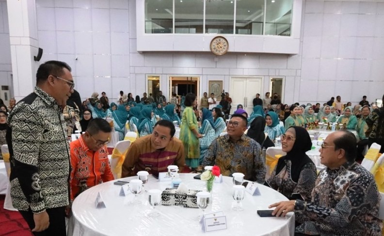 Foto : Puncak peringatan HKG PKK ke-53 dan Rakernas X PKK Tahun 2025 diwarnai dengan acara Gala Dinner yang digelar di Samarinda. (Istimewa)