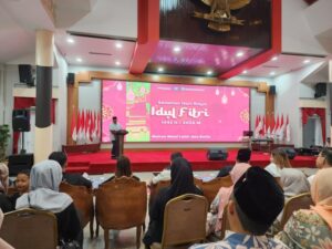 Foto: Saat Halal Bihalal Bupati Kukar Dorong Komunitas UMKM dan Pemuda Pererat Silaturahmi dan Kolaborasi.