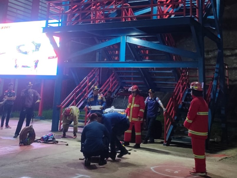 Foto: Disdamkarmatan Kukar Gelar Fire Fighter Volunteer Game Competition untuk Tingkatkan Kualitas Relawan Damkar.