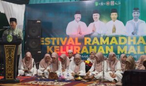 Festival Ramadhan ke-5 di Kelurahan Maluhu mendapat apresiasi dari Sekda Kabupaten Kukar, Sunggono.