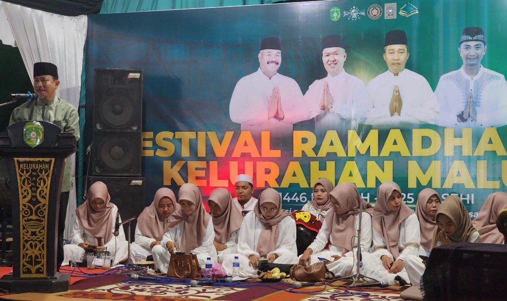 Festival Ramadhan ke-5 di Kelurahan Maluhu mendapat apresiasi dari Sekda Kabupaten Kukar, Sunggono.